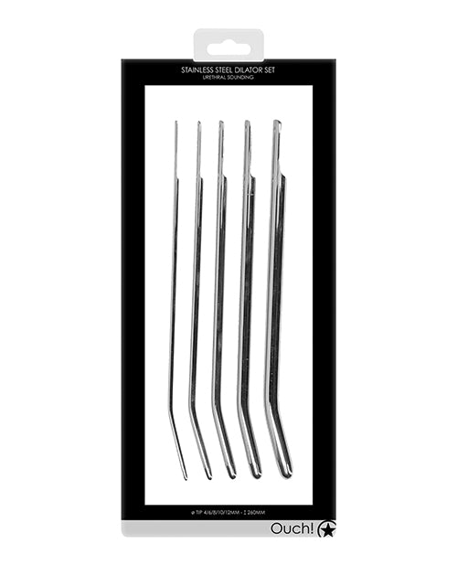 Shots Ouch Urethral Sounding Metal Dilator Set - Empower Pleasure