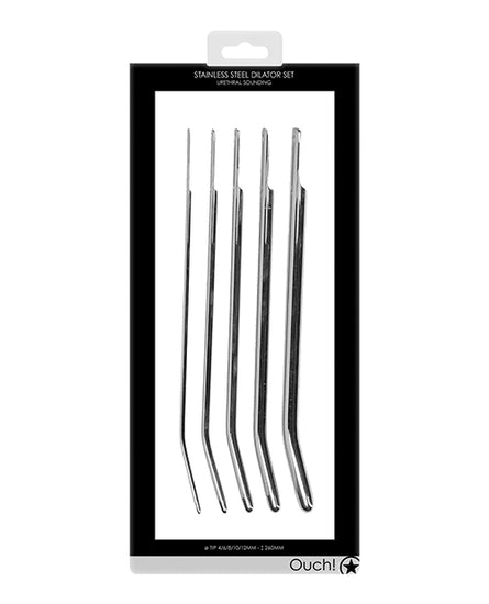 Shots Ouch Urethral Sounding Metal Dilator Set - Empower Pleasure