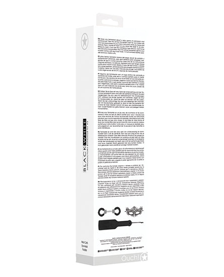 Shots Ouch Black & White Introductory Bondage Kit #3 - Black - Empower Pleasure