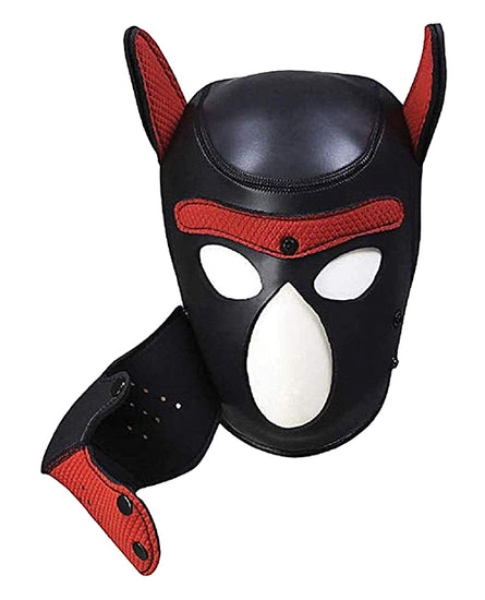 Shots Ouch Puppy Play Puppy Hood - Red - Empower Pleasure