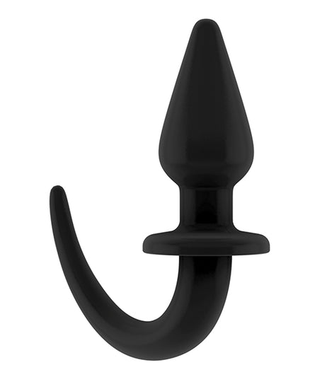 Shots Ouch Puppy Play Tail Butt Plug - Black - Empower Pleasure