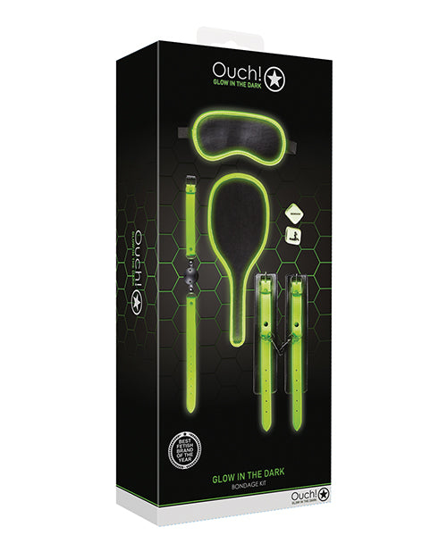 Shots Ouch Bondage Kit #1 - Glow in the Dark - Empower Pleasure