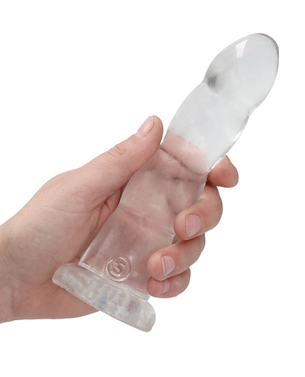 Shots RealRock Crystal Clear 7" Dildo  - Transparent - Empower Pleasure