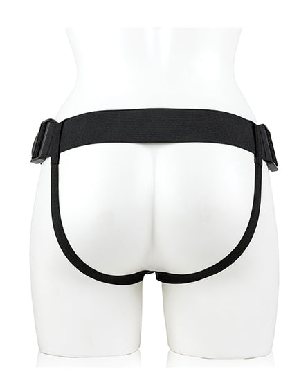 Shots RealRock 8" Vibrating Hollow Strap On W/O Balls - Tan - Empower Pleasure
