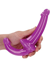 Shots RealRock 6" Strapless Strap On Glow in the Dark - Neon Purple - Empower Pleasure