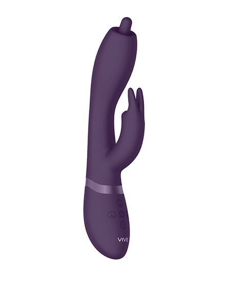 Shots Vive Nilo Pinpoint Rotating G-Spot Rabbit - Purple - Empower Pleasure