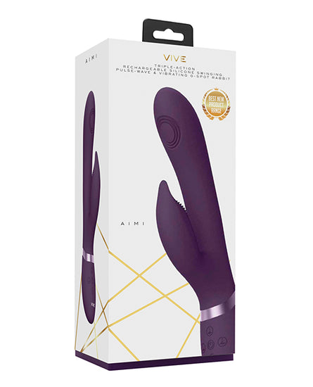 Shots Vive Aimi Pulse G-Spot Rabbit- Purple - Empower Pleasure