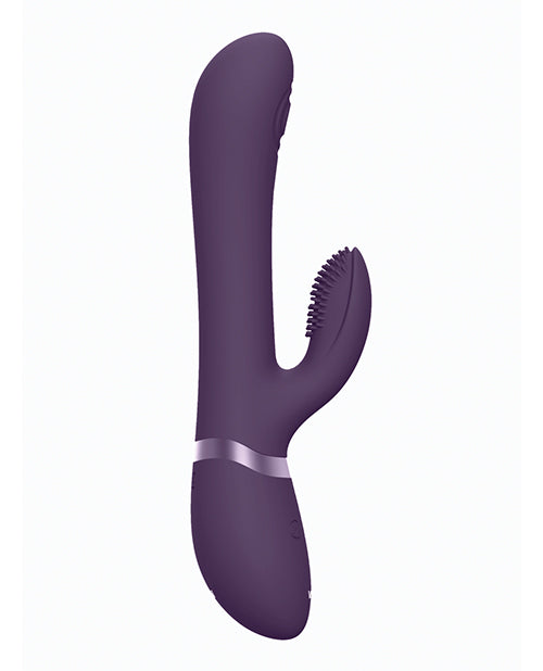 Shots Vive Etsu  Pulse G-Spot Rabbit w/Interchangeable Clitoral Attachments - Purple - Empower Pleasure