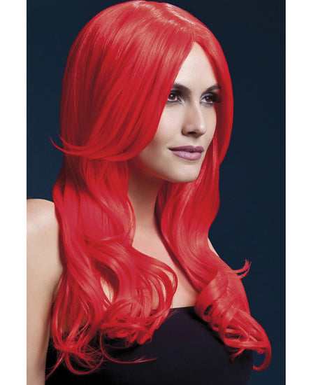 Smiffy The Fever Wig Collection Khloe - Neon Red - Empower Pleasure