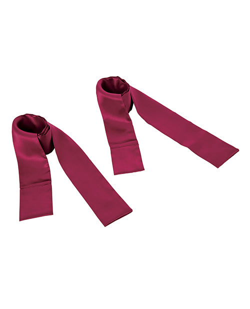 Sex & Mischief Enchanted Sash Restraints - Burgundy - Empower Pleasure