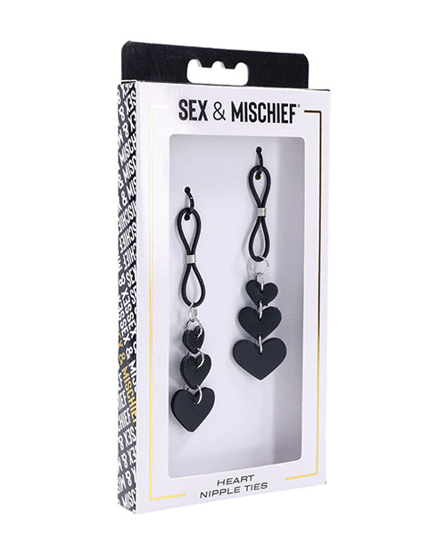 Sex & Mischief Heart Nipple Ties - Empower Pleasure