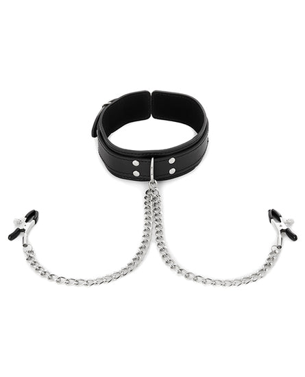Sex & Mischief Nipple Clamps w/Collar - Empower Pleasure