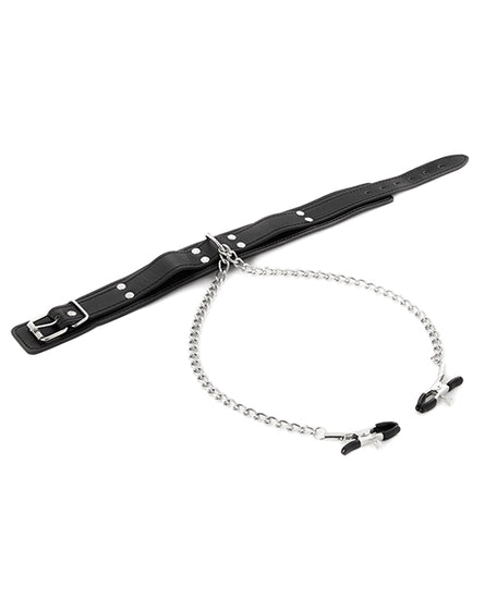 Sex & Mischief Nipple Clamps w/Collar - Empower Pleasure