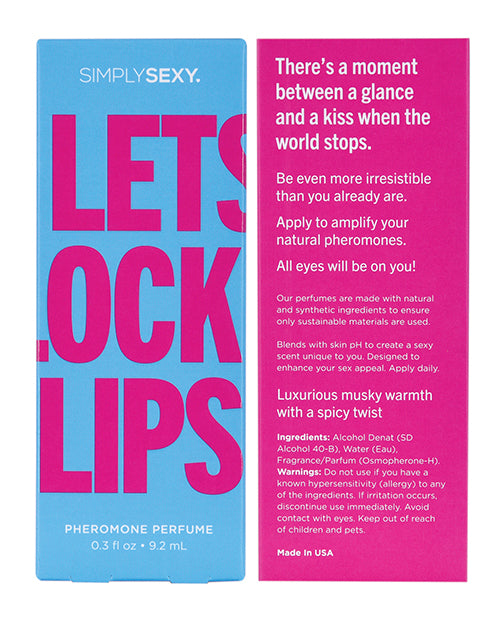 Simply Sexy Pheromone Perfume - .3 oz Let's Lock Lips - Empower Pleasure