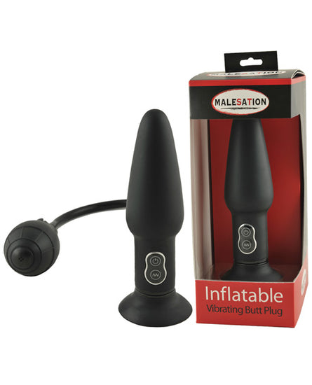 MALESATION Vibrating Inflatable Butt Plug - Empower Pleasure