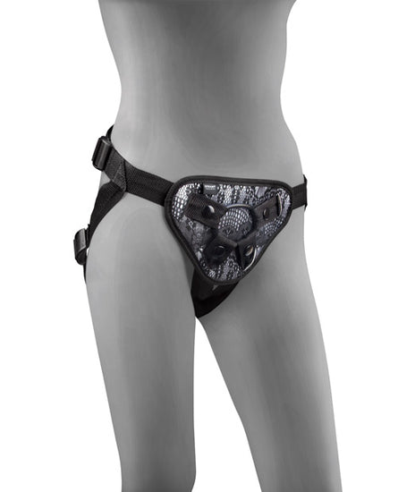 Steamy Shades Classic Harness - Black/White - Empower Pleasure