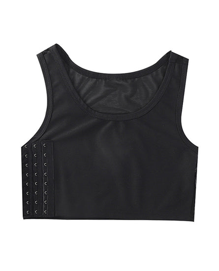 Gender Fluid Chest Compression Binder  - L Black - Empower Pleasure