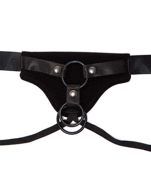 Gender Fluid Skylar Strap On Harness - Black - Empower Pleasure