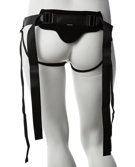 Gender Fluid Skylar Strap On Harness - Black - Empower Pleasure