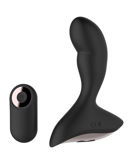 Gender Fluid Rumble Anal Vibe with Remote - Black - Empower Pleasure