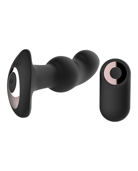 Gender Fluid Frission Anal Vibe with Remote - Black - Empower Pleasure