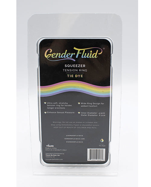 Gender Fluid Squeezer Tension Ring - Tie Dye - Empower Pleasure