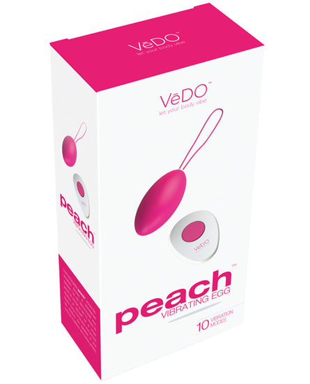 VeDO Peach Rechargeable Egg Vibe VeDO Peach Rechargeable Egg Vibe