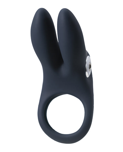 VeDO Sexy Bunny Rechargeable Ring - Just Black - Empower Pleasure