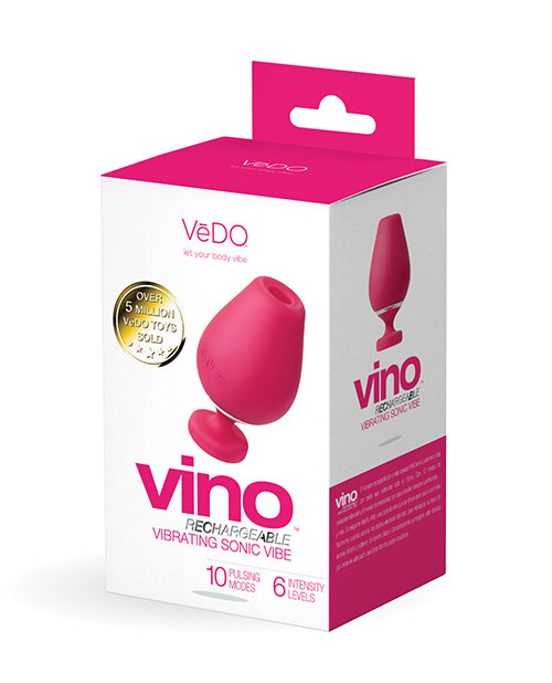 VeDO Vino Rechargeable Sonic Vibe - Pink - Empower Pleasure