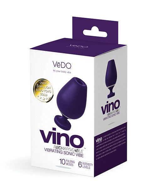 VeDO Vino Rechargeable Sonic Vibe - Purple - Empower Pleasure