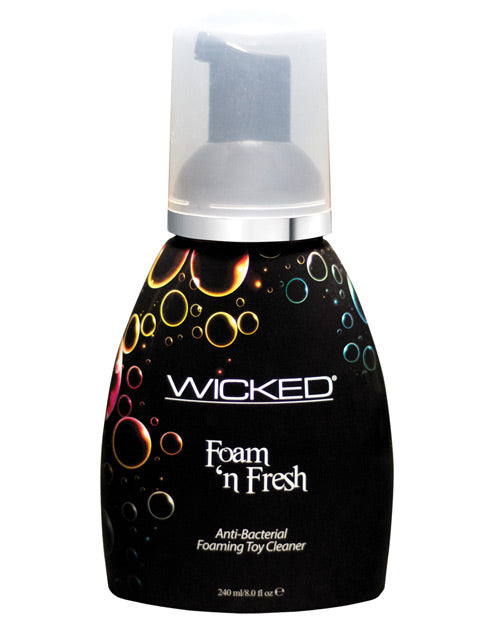 Wicked Sensual Care Foam N Fresh Anti-Bacterial Foaming Toy Cleaner - 8 oz - Empower Pleasure