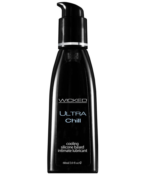 Wicked Sensual Care Ultra Chill Cooling Sensation Silicone Based Lubricant - 2 oz Fragrance Free - Empower Pleasure