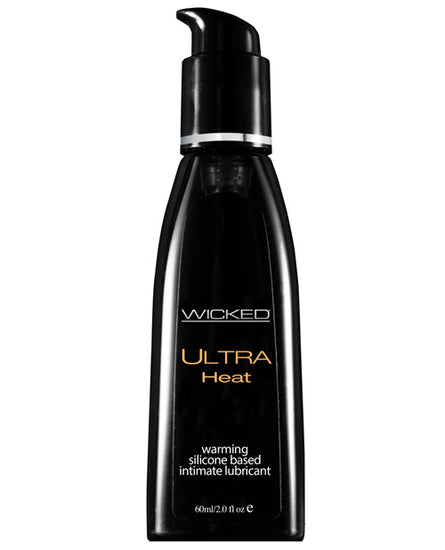 Wicked Sensual Care Ultra Heat Warming Sensation Silicone Based Lubricant - 2 oz Fragrance Free - Empower Pleasure