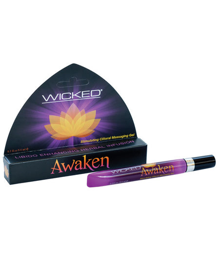 Wicked Sensual Care Awaken Stimulating Clitoral Massaging Gel - .3 oz - Empower Pleasure