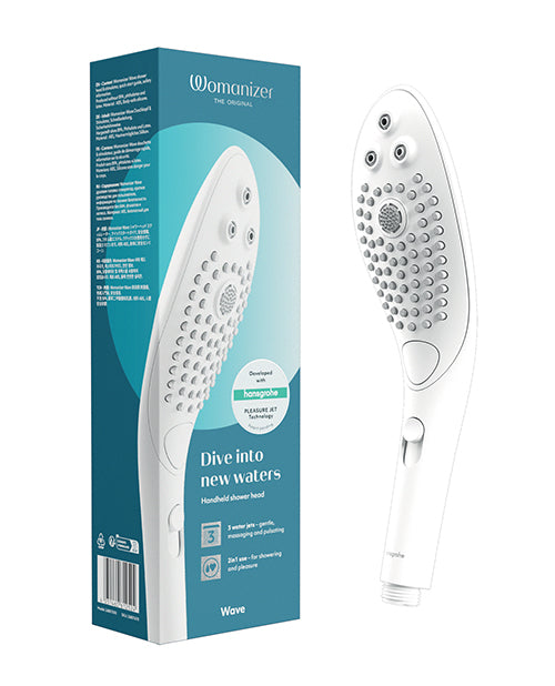 Womanizer Wave Shower Head - White - Empower Pleasure