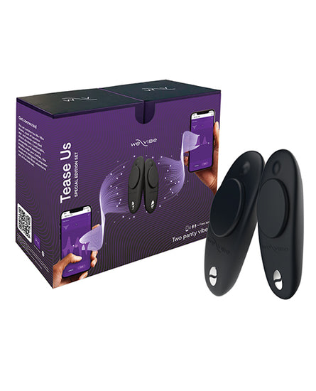 We-Vibe Moxie & Moxie Tease Us Special Edition - Black - Empower Pleasure