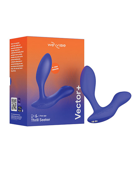 We-Vibe Vector + - Royal Blue - Empower Pleasure