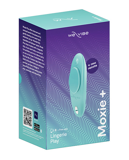 We-Vibe Moxie+ Panty Vibe - Aqua - Empower Pleasure