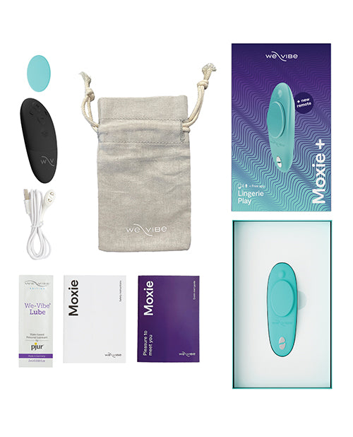 We-Vibe Moxie+ Panty Vibe - Aqua - Empower Pleasure