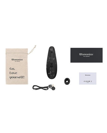 Womanizer Classic 2 Marilyn Monroe Special Edition - Black Marble - Empower Pleasure