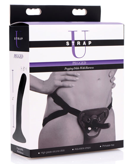 Strap U Pegged Pegging Dildo w/Harness - Empower Pleasure