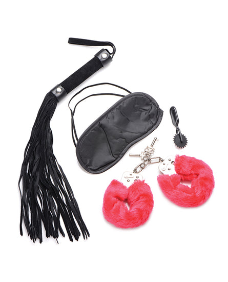 Frisky Passion Fetish Kit with Heart Gift Box - Red - Empower Pleasure