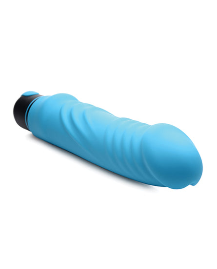 Bang! XL Bullet & Ribbed Silicone Sleeve - Blue - Empower Pleasure