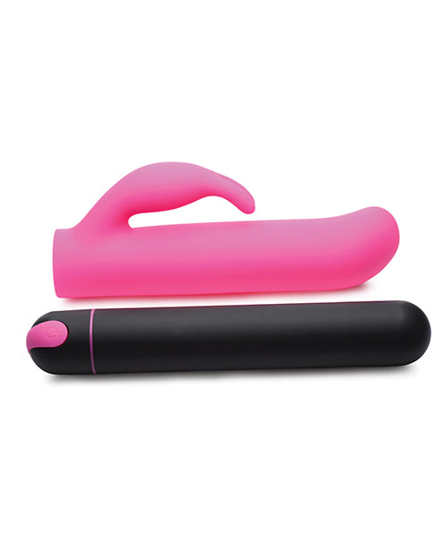 Bang! XL Bullet & Rabbit Silicone Sleeve - Pink - Empower Pleasure