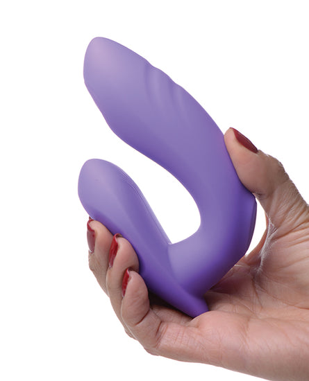 Inmi 10x G-Tap Tapping Silicone G-Spot Vibrator - Purple - Empower Pleasure