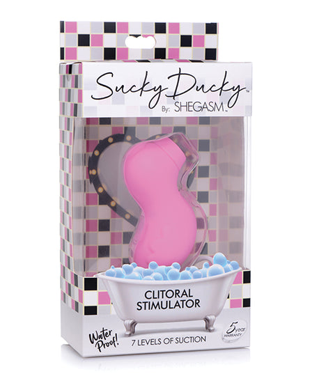 Inmi Shegasm Sucky Ducky Silicone Clitoral Stimulator - Pink - Empower Pleasure