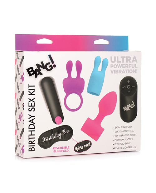 Bang! Birthday Sex Kit w/ Remote - Empower Pleasure