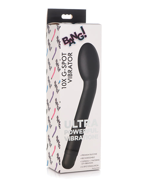 Bang! 10X G Spot Vibrator - Black - Empower Pleasure