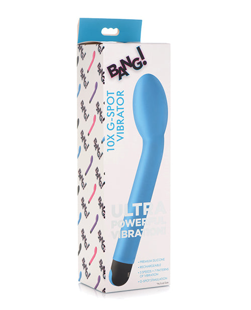 Bang! 10X G Spot Vibrator - Blue - Empower Pleasure