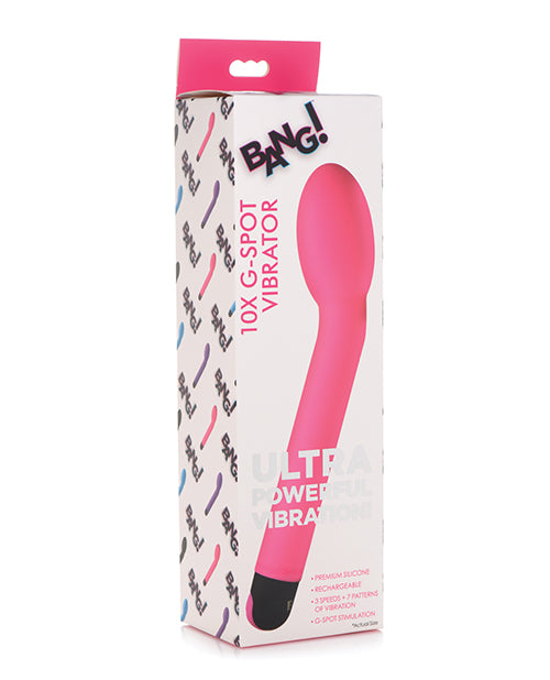 Bang! 10X G Spot Vibrator - Pink - Empower Pleasure